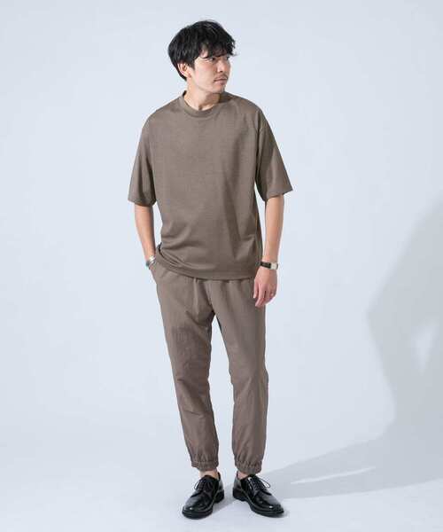 URBAN RESEARCH ROSSO MEN（アーバンリサーチロッソメン）の「メリノウールクルーネックTシャツ（Tシャツ/カットソー・メンズ・グレー/ネイビー/カーキ・MEDIUM/X-LARGE/SMALL/LARGE）」の10枚目の写真
