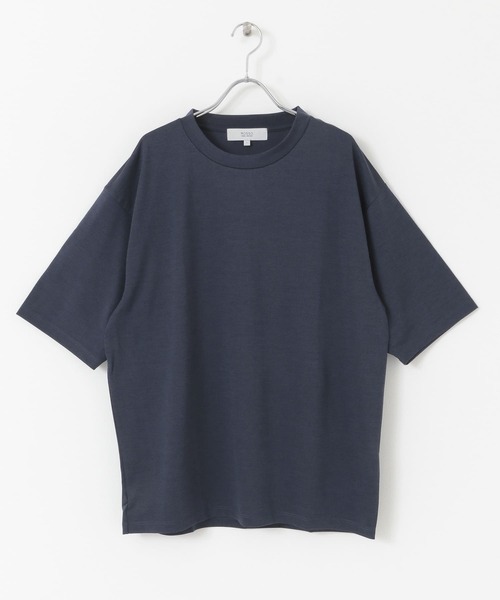 URBAN RESEARCH ROSSO MEN（アーバンリサーチロッソメン）の「メリノウールクルーネックTシャツ（Tシャツ/カットソー・メンズ・グレー/ネイビー/カーキ・MEDIUM/X-LARGE/SMALL/LARGE）」の16枚目の写真
