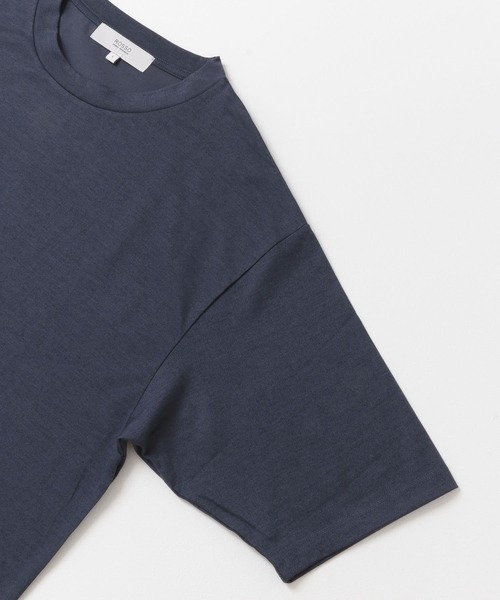 URBAN RESEARCH ROSSO MEN（アーバンリサーチロッソメン）の「メリノウールクルーネックTシャツ（Tシャツ/カットソー・メンズ・グレー/ネイビー/カーキ・MEDIUM/X-LARGE/SMALL/LARGE）」の17枚目の写真