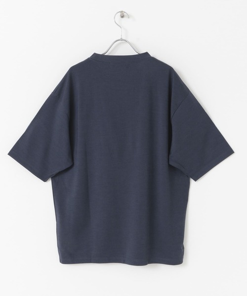 URBAN RESEARCH ROSSO MEN（アーバンリサーチロッソメン）の「メリノウールクルーネックTシャツ（Tシャツ/カットソー・メンズ・グレー/ネイビー/カーキ・MEDIUM/X-LARGE/SMALL/LARGE）」の18枚目の写真