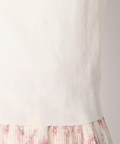 LODISPOTTO（ロディスポット）の「フルールビジューニット（ニット/セーター・レディース・ブラック/ホワイト/ピンク・MEDIUM）」の8枚目の写真