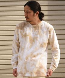 【WEB限定/SHIPS別注】RUSSELL ATHLETIC: タイダイ ロングスリーブ Tシャツ (ロンT)