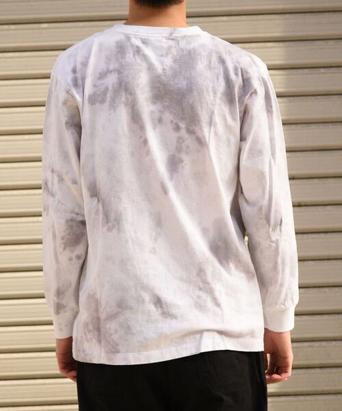 Russell Athletic(ラッセルアスレティック)の「【WEB限定/SHIPS別注】RUSSELL ATHLETIC: タイダイ ロングスリーブ Tシャツ (ロンT)(Tシャツ/カットソー・メンズ・ダークグレー/ベージュ/ブルー/ピンク・SMALL/MEDIUM/LARGE/X-LARGE)」の12枚目の写真