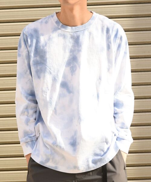 Russell Athletic(ラッセルアスレティック)の「【WEB限定/SHIPS別注】RUSSELL ATHLETIC: タイダイ ロングスリーブ Tシャツ (ロンT)(Tシャツ/カットソー・メンズ・ダークグレー/ベージュ/ブルー/ピンク・SMALL/MEDIUM/LARGE/X-LARGE)」の21枚目の写真