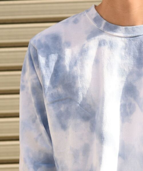 Russell Athletic(ラッセルアスレティック)の「【WEB限定/SHIPS別注】RUSSELL ATHLETIC: タイダイ ロングスリーブ Tシャツ (ロンT)(Tシャツ/カットソー・メンズ・ダークグレー/ベージュ/ブルー/ピンク・SMALL/MEDIUM/LARGE/X-LARGE)」の22枚目の写真