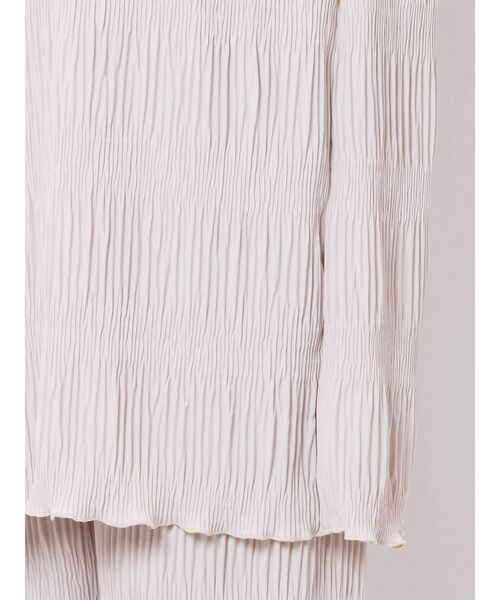 EMODA(エモダ)の「シャーリングロングトップ(Tシャツ/カットソー・レディース・ホワイト/グレー/ブラック/ミント・FREE)」の21枚目の写真