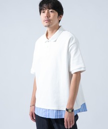 URBAN RESEARCH ROSSO MEN | レイヤードポロシャツ(ポロシャツ)