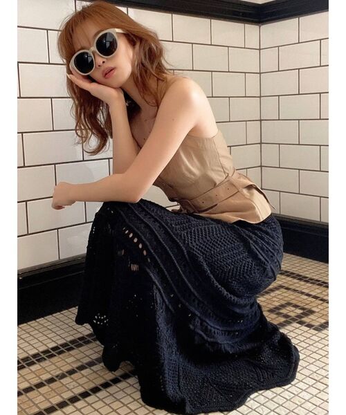 RESEXXY（リゼクシー）の「ボストンサングラス（サングラス・レディース・ブラック/ベージュ/ブラウン・FREE）」の5枚目の写真