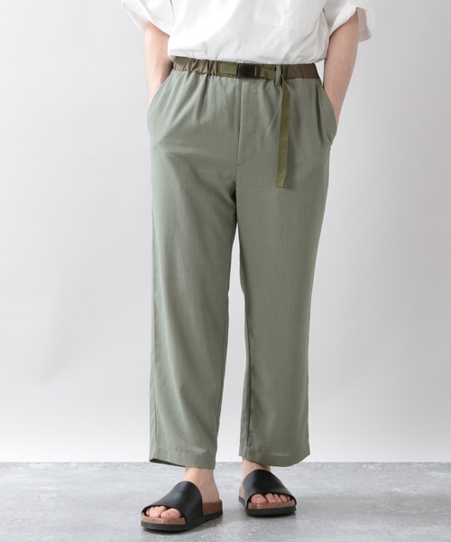 RAGEBLUE（レイジブルー）の「＜セットアップ着用可能＞シャリテック/リネンタッチクライミングパンツ（スラックス・メンズ・ブラック/ブラウン/オリーブ・MEDIUM/LARGE）」の12枚目の写真