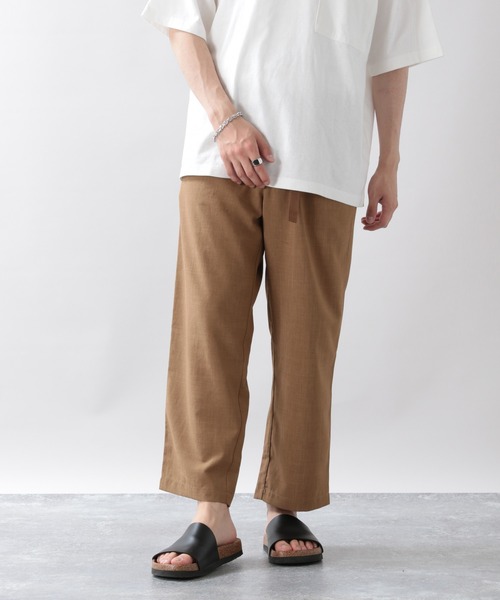 RAGEBLUE（レイジブルー）の「＜セットアップ着用可能＞シャリテック/リネンタッチクライミングパンツ（スラックス・メンズ・ブラック/ブラウン/オリーブ・MEDIUM/LARGE）」の9枚目の写真