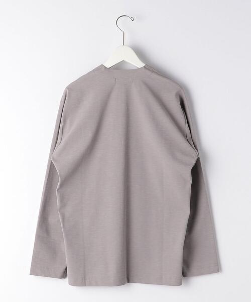 green label relaxing（グリーンレーベルリラクシング）の「CM エラシックマイヤー イージー カーディガン（カーディガン/ボレロ・メンズ・ブラック/グレー/ケリー・SMALL/MEDIUM/LARGE）」の11枚目の写真