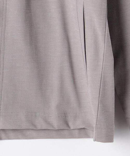 green label relaxing（グリーンレーベルリラクシング）の「CM エラシックマイヤー イージー カーディガン（カーディガン/ボレロ・メンズ・ブラック/グレー/ケリー・SMALL/MEDIUM/LARGE）」の14枚目の写真