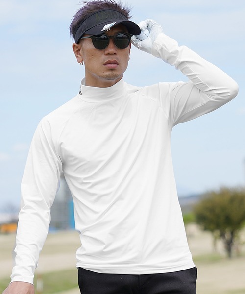 DIVINER GOLF】オリジナルゴルフウェア/ロゴモックネック長袖