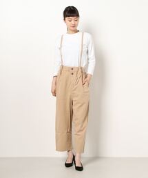 Samansa Mos2 | 前釦サス付パンツ(その他パンツ)