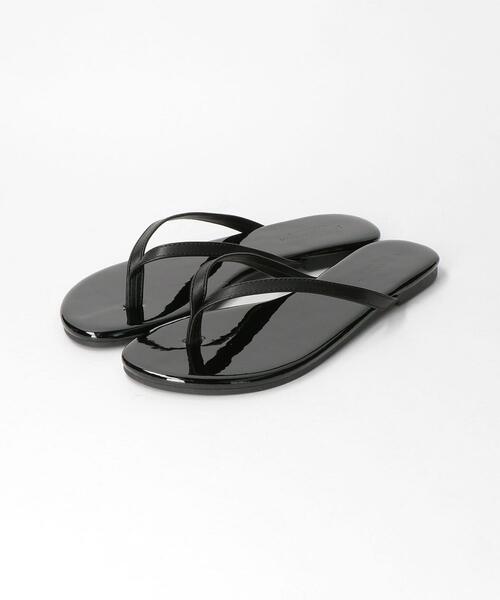 BEAUTY&YOUTH UNITED ARROWS（ビューティーアンドユースユナイテッドアローズ）の「BY フェイクレザートングサンダル ◆（サンダル・レディース・ブラック/シルバー/クリーム/モカ/ゴールド・38/35/36/37）」の14枚目の写真