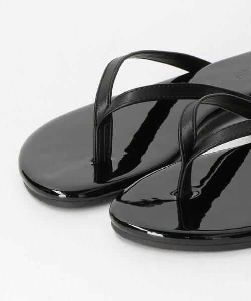 BEAUTY&YOUTH UNITED ARROWS（ビューティーアンドユースユナイテッドアローズ）の「BY フェイクレザートングサンダル ◆（サンダル・レディース・ブラック/シルバー/クリーム/モカ/ゴールド・38/35/36/37）」の15枚目の写真