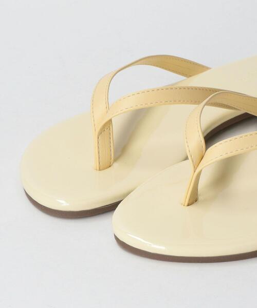 BEAUTY&YOUTH UNITED ARROWS（ビューティーアンドユースユナイテッドアローズ）の「BY フェイクレザートングサンダル ◆（サンダル・レディース・ブラック/シルバー/クリーム/モカ/ゴールド・38/35/36/37）」の17枚目の写真