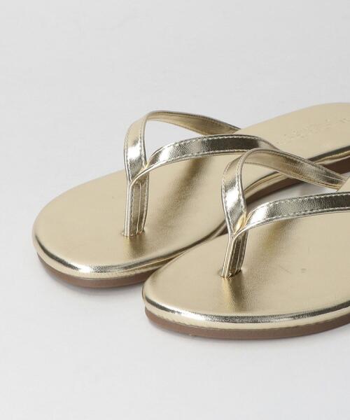 BEAUTY&YOUTH UNITED ARROWS（ビューティーアンドユースユナイテッドアローズ）の「BY フェイクレザートングサンダル ◆（サンダル・レディース・ブラック/シルバー/クリーム/モカ/ゴールド・38/35/36/37）」の19枚目の写真