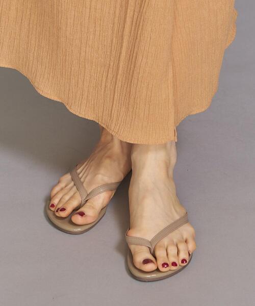 BEAUTY&YOUTH UNITED ARROWS（ビューティーアンドユースユナイテッドアローズ）の「BY フェイクレザートングサンダル ◆（サンダル・レディース・ブラック/シルバー/クリーム/モカ/ゴールド・38/35/36/37）」の20枚目の写真