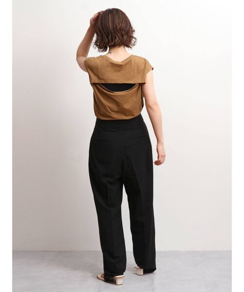 Ungrid(アングリッド)の「バックオープンデザインタンクトップ(タンクトップ・レディース・ブラック/ブラウン/オフホワイト・FREE)」の6枚目の写真