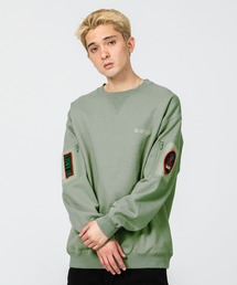 XLARGE | MILITARY CREW NECK SWEAT(スウェット)
