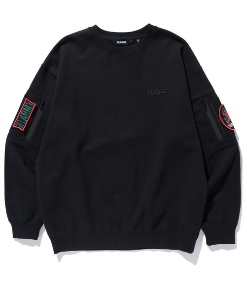 XLARGE（エクストララージ）の「MILITARY CREW NECK SWEAT（スウェット・メンズ・オリーブ/グレー/ブラック・L/S/M/XL）」の16枚目の写真