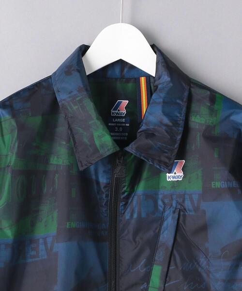 Engineered Garments（エンジニアードガーメンツ）の「＜Engineered Garments（エンジニアド ガーメンツ）＞ K-WAY プリント ブルゾン■■■（ブルゾン・メンズ・ネイビー・LARGE/MEDIUM）」の3枚目の写真