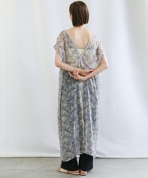 2021 SS 2WAYトライアングル柄シアーロングジレ
