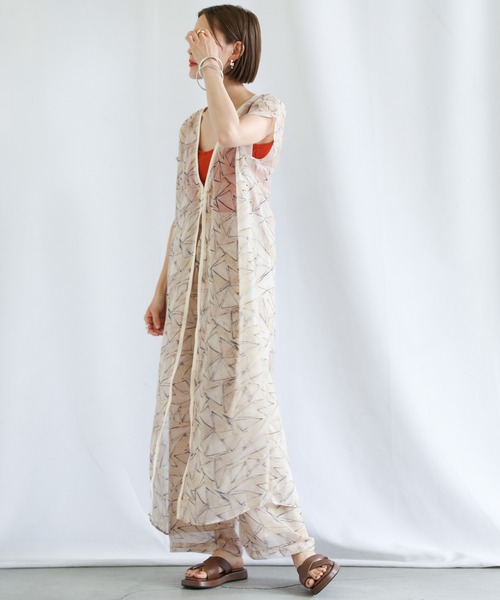 select MOCA（セレクトモカ）の「2021 SS 2WAYトライアングル柄シアー