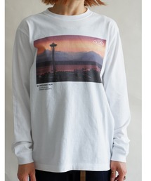 MANASTASH | MANASTASH/マナスタッシュ　W's PHOTO L/S TEE "SUNSET"　ウィメンズ　フォトロンＴ　サンセット(Tシャツ/カットソー)