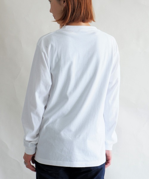 MANASTASH(マナスタッシュ)の「MANASTASH/マナスタッシュ W's PHOTO L/S TEE "SUNSET" ウィメンズ フォトロンT サンセット(Tシャツ/カットソー・レディース・ブラック/ホワイト・MEDIUM)」の6枚目の写真