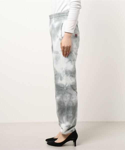 BEN DAVIS(ベンデイビス)の「《BEN DAVIS》LADIES TIE DYE SWEAT PANTS(スウェットパンツ・レディース・ベージュ/グレー・MEDIUM)」の3枚目の写真