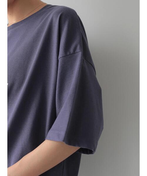 AMERICAN HOLIC（アメリカンホリック）の「ロゴカットプルオーバー（Tシャツ/カットソー・レディース・チャコールグレー/ブルー/アイボリー/オフホワイト・L/M）」の14枚目の写真