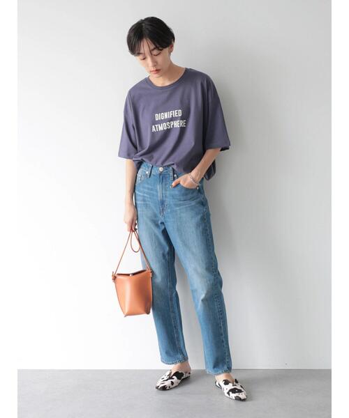 AMERICAN HOLIC（アメリカンホリック）の「ロゴカットプルオーバー（Tシャツ/カットソー・レディース・チャコールグレー/ブルー/アイボリー/オフホワイト・L/M）」の15枚目の写真