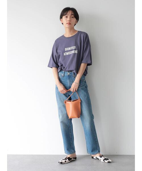 AMERICAN HOLIC（アメリカンホリック）の「ロゴカットプルオーバー（Tシャツ/カットソー・レディース・チャコールグレー/ブルー/アイボリー/オフホワイト・L/M）」の16枚目の写真