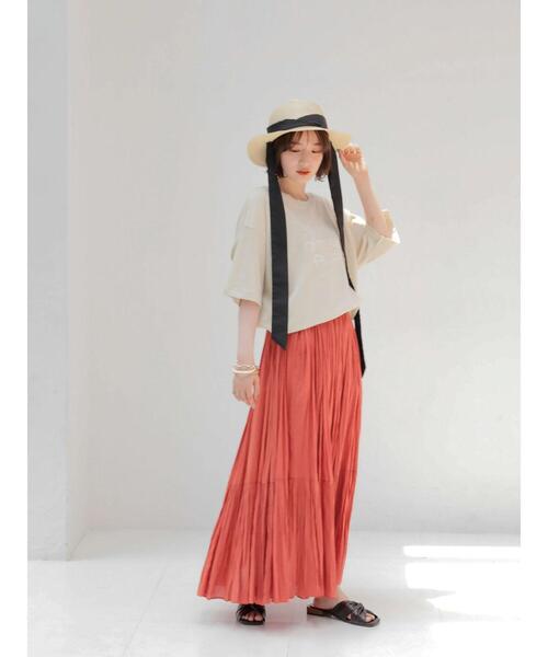 AMERICAN HOLIC（アメリカンホリック）の「ロゴカットプルオーバー（Tシャツ/カットソー・レディース・チャコールグレー/ブルー/アイボリー/オフホワイト・L/M）」の19枚目の写真