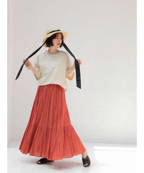 AMERICAN HOLIC（アメリカンホリック）の「ロゴカットプルオーバー（Tシャツ/カットソー・レディース・チャコールグレー/ブルー/アイボリー/オフホワイト・L/M）」の20枚目の写真