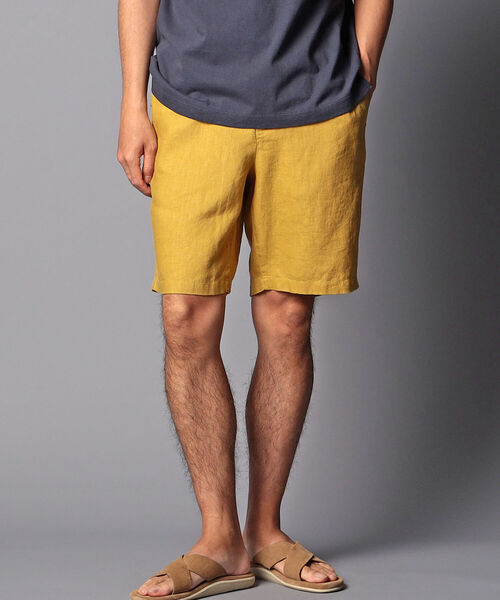 NOLLEY'S goodman（ノーリーズグッドマン）の「リネン イージー ショーツ（その他パンツ・メンズ・ブルー/マスタード/アイボリー・X-LARGE/MEDIUM/LARGE/SMALL）」の3枚目の写真