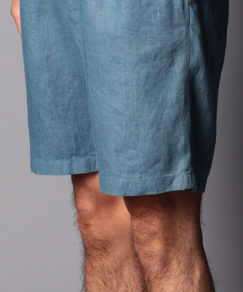 NOLLEY'S goodman（ノーリーズグッドマン）の「リネン イージー ショーツ（その他パンツ・メンズ・ブルー/マスタード/アイボリー・X-LARGE/MEDIUM/LARGE/SMALL）」の8枚目の写真