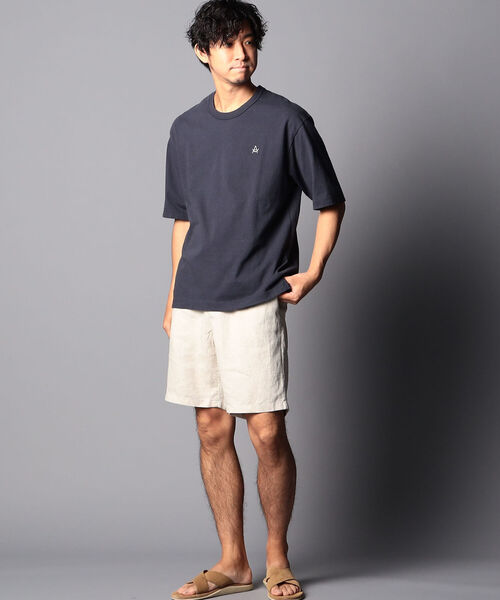 NOLLEY'S goodman（ノーリーズグッドマン）の「リネン イージー ショーツ（その他パンツ・メンズ・ブルー/マスタード/アイボリー・X-LARGE/MEDIUM/LARGE/SMALL）」の7枚目の写真