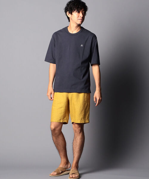 NOLLEY'S goodman（ノーリーズグッドマン）の「リネン イージー ショーツ（その他パンツ・メンズ・ブルー/マスタード/アイボリー・X-LARGE/MEDIUM/LARGE/SMALL）」の14枚目の写真