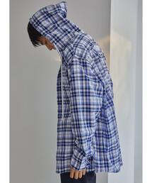 green label relaxing by 風早ゆうた | 【ZOZO限定】＜風早ゆうた（WEARISTA）×green label relaxing＞フーデッド オーバーサイズ 長袖シャツ(シャツ/ブラウス)