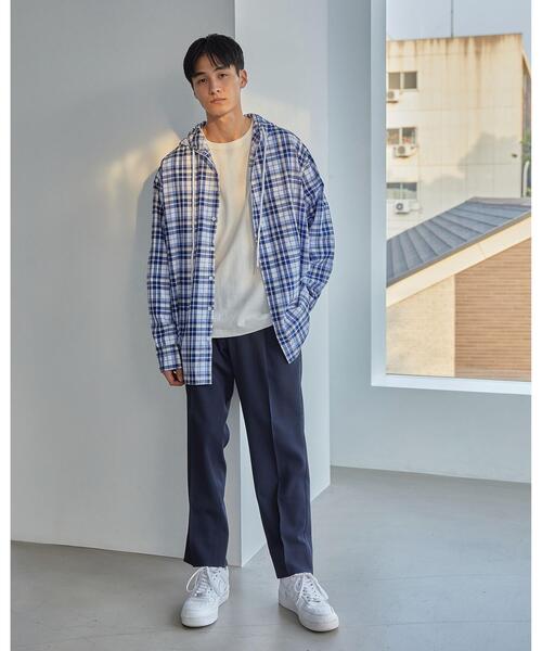 green label relaxing by 風早ゆうた（グリーンレーベルリラクシングバイカゼハヤユウタ）の「＜風早ゆうた（WEARISTA）×green label relaxing＞フーデッド オーバーサイズ 長袖シャツ（シャツ/ブラウス・メンズ・その他1/その他2・M/L）」の18枚目の写真