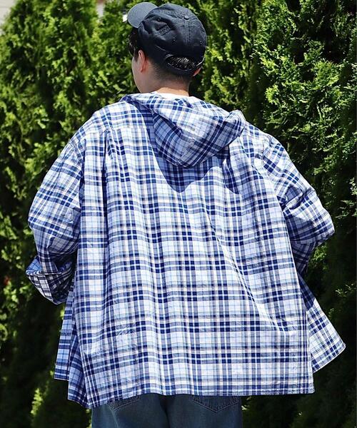 green label relaxing by 風早ゆうた（グリーンレーベルリラクシングバイカゼハヤユウタ）の「＜風早ゆうた（WEARISTA）×green label relaxing＞フーデッド オーバーサイズ 長袖シャツ（シャツ/ブラウス・メンズ・その他1/その他2・M/L）」の11枚目の写真