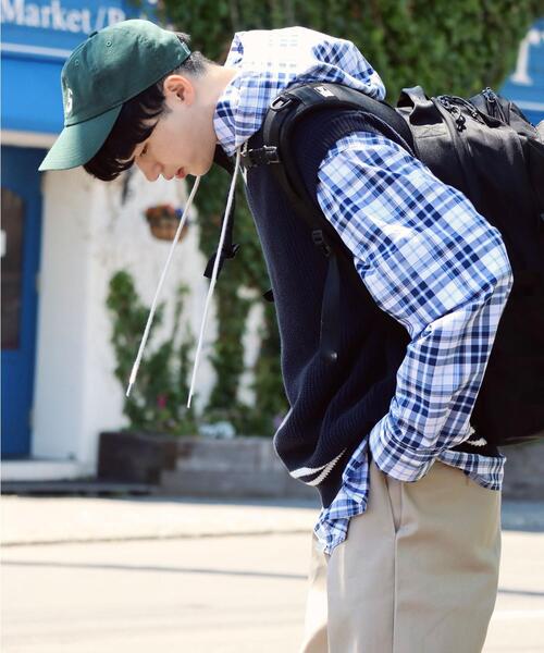 green label relaxing by 風早ゆうた（グリーンレーベルリラクシングバイカゼハヤユウタ）の「＜風早ゆうた（WEARISTA）×green label relaxing＞フーデッド オーバーサイズ 長袖シャツ（シャツ/ブラウス・メンズ・その他1/その他2・M/L）」の12枚目の写真