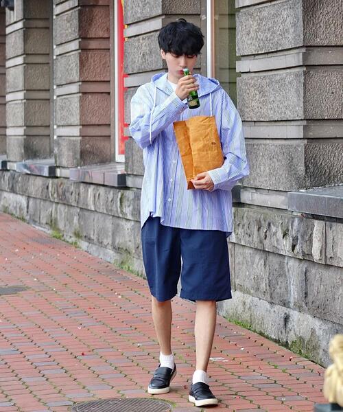 green label relaxing by 風早ゆうた（グリーンレーベルリラクシングバイカゼハヤユウタ）の「＜風早ゆうた（WEARISTA）×green label relaxing＞フーデッド オーバーサイズ 長袖シャツ（シャツ/ブラウス・メンズ・その他1/その他2・M/L）」の19枚目の写真