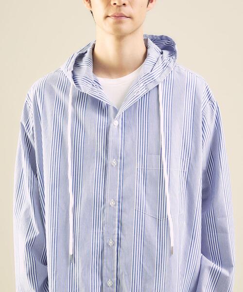 green label relaxing by 風早ゆうた（グリーンレーベルリラクシングバイカゼハヤユウタ）の「＜風早ゆうた（WEARISTA）×green label relaxing＞フーデッド オーバーサイズ 長袖シャツ（シャツ/ブラウス・メンズ・その他1/その他2・M/L）」の22枚目の写真