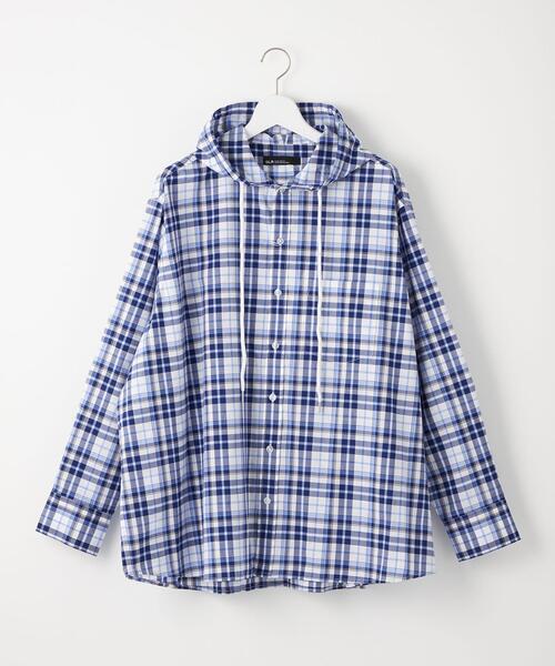 green label relaxing by 風早ゆうた（グリーンレーベルリラクシングバイカゼハヤユウタ）の「＜風早ゆうた（WEARISTA）×green label relaxing＞フーデッド オーバーサイズ 長袖シャツ（シャツ/ブラウス・メンズ・その他1/その他2・M/L）」の6枚目の写真