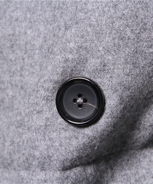 ESTNATION(エストネーション)の「ESTNATION Pコートダウン(ダウンジャケット/コート・メンズ・グレー/ブラック・X-LARGE/MEDIUM/SMALL/LARGE)」の7枚目の写真