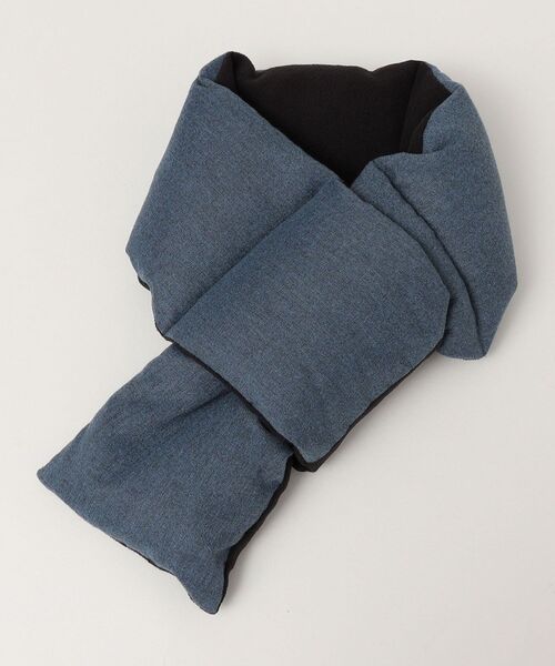 TAION（タイオン）の「SHIPS: LIMONTA EAST ダウン マフラー（マフラー・メンズ・チャコールグレー/ネイビー/グレー/ブルー・ONE SIZE）」の7枚目の写真